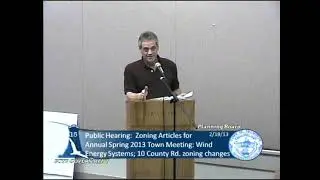 February Planning Board February 19, 2013