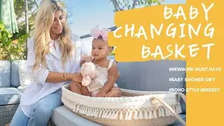 NEWBORN Must Haves, Baby Changing Basket by SPINIFLY