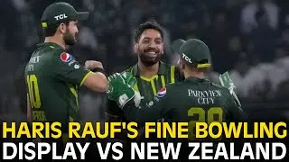 Speedster Haris Rauf's Fine Bowling Display vs New Zealand | Pakistan vs New Zealand | PCB | M3L1F