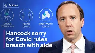 PM backs Matt Hancock after he apologises for breaking Covid social distancing rules