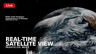 Peaceful Earth Cloud Drift &mdash; GOES-18 GeoColor Central Pacific motion live for Sleep 🌙 131225 PM
