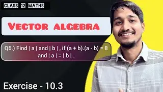 Find magnitude of a and magnitude b if a + b into a - b = 8 and magnitude of a = magnitude of b