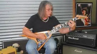 2007 Jackson USA RR1 Randy Rhoads Neck Through - USA Select Series - Natural - Sick Flame!