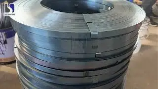 Blue Tempered Steel Strapping for Effective Binding and Packaging #steelstrapping #packagingstraps