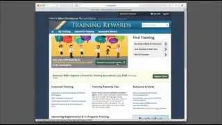 Training Rewards User Tutorial