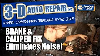 Brake and Caliper Repair Eliminates Noise and Improves Stopping Power