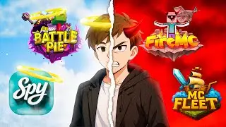 MC FLEET Vs BATTLE PIE Vs FIRE MC Minecraft Servers