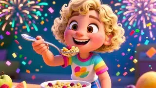 Morning Healthy Breakfast Song for Kids | Learn Healthy Eating & Fun Nursery Rhymes 🥣🍎🎶