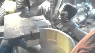 Decanning catalytic converters with a Mcintyre 407 alligator shear
