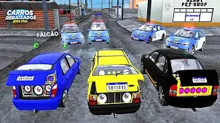 CARROS REBAIXADOS ONLINE | ROLE DE UNO MILLE VS CORSA VS CELTA E DE CARA COM A VT !
