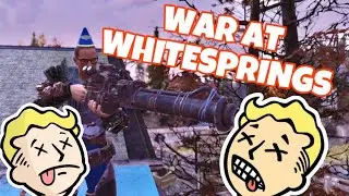 CRAZY 1v5 War at white springs station (fallout 76 pvp)