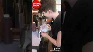 Morgan Eckroth - A Latte In A Minute (this was tricky, omg) #barista #baristalife #foryoupage