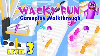 Wacky Run - Wacky Run Game - Wacky Run Gameplay - New Android Games - Gameplay Walkthrough Level 3