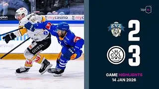 EV Zug vs. HC Lugano - Game Highlights