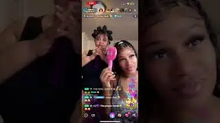 QUEEN OPP & CHELLE ON MICO LIVE CHELLE ASKS HER SUPPORTERS TO SEND MONEY FOR HER NEW ID