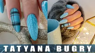 Simple Correction With Builder Gel | How to Create A Sweater Pattern/Design | Russian, Efile Mani