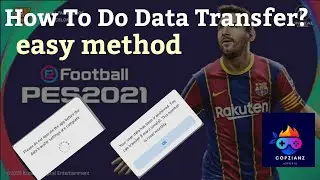 HOW TO TRANSFER DATA IN PES MOBILE SIMPLE WAY|PES 2021|EASY AND EFFECTIVE #datatransfer #pes2021 #
