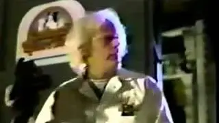Doc Brown Visits Universal Studios Florida 1990