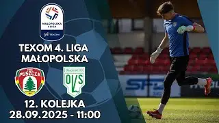 PUSZCZA II NIEPOŁOMICE – OKOCIMSKI BRZESKO | 12. KOLEJKA TEXOM MAŁOPOLSKIEJ 4. LIGI | TRANSMISJA