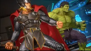 MARVEL VS CAPCOM INFINITE Thor And Hulk Team Up Vs Everyone And Ultron Game Play Arcade Hard Mode 