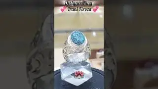 Designer Ring Irani Firoza 🫶🫶#youtubeshorts #gemsnjewellery #gemstone #vairalshort #original