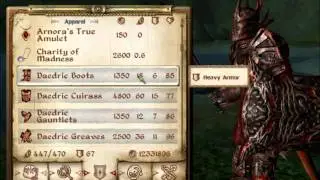 Best armor and sword in oblivion