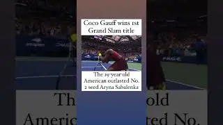 Coco Gauff has her first Grand Slam title #shorts