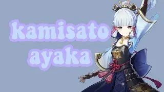 kamisato ayaka || scenes for edits || genshin impact || maicula