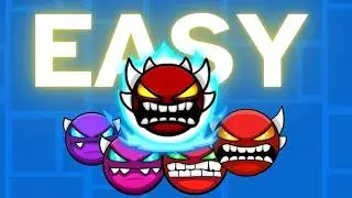 Best BEGINNER Demons of EACH Difficulty