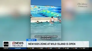 New kids zone opens at Wild Island