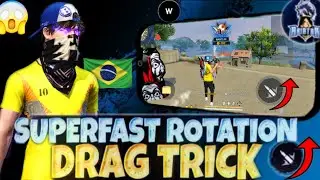  Superfast Rotation Drag Trick Best Sensitivity: Free Fire Headshot setting 2025 Settings +Hud +Dpi