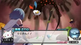 madoka magica portable story part 5 chapter 3  Sayaka's Route charlotte Barrier Best Ending