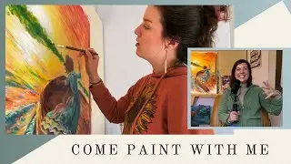 Painting the Florida Keys  🌊✨ Process Painting Vlog