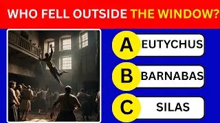 BIBLE GENERAL KNOWLEDGE QUIZ | TOP 10 HADERST BIBLE QUESTIONS