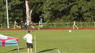 400m Fr 2.  Lauf O.G&uuml;rth, Gesa Krause -3. Abendsportfest Pfungstadt 14.08.2024