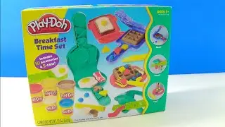 Play Doh Breakfast Time Set FunToyz Breakfast Waffle Fruit Cream Toppings Maker Play-doh Toy Review