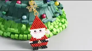 PandaHall Vidéo - Boucles D'oreilles de Père Noël