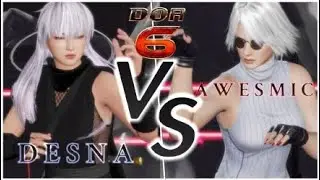 DOA6 PC | KASUMI(Desna) Vs CHRISTIE(Awesmic)