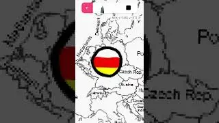 drawing country balls until i hit 100 sub part 3 germany #countryballs #art #germany #trend