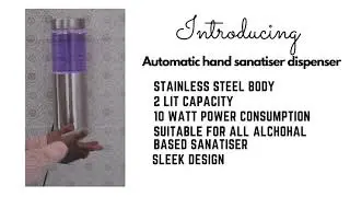 automatic hand sanatiser machine