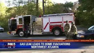 Massive gas main break