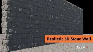 Create Realistic 3D Stone Wall Using Texture Maps - Houdini Tutorial