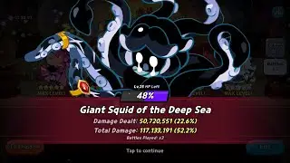 Giant Squid Lv 25 || Tropical Raid || Cookie Run Kingdom