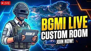 BGMI LIVE CUSTOM ROOM  BGMI CUSTOM GAMPLAY BGMI CUSTOM ROOM LIVE FREE FUN CUSTOM BGMI