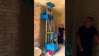 High-Efficiency Plastering Machine for Perfectly Smooth Walls! 🚀 #Spraying #Mortar @derutuinc