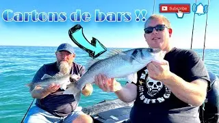P&ecirc;che du BAR aux LEURRES souples : Un v&eacute;ritable carton!