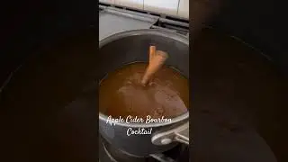 Apple Cider Bourbon Cocktail 🍎