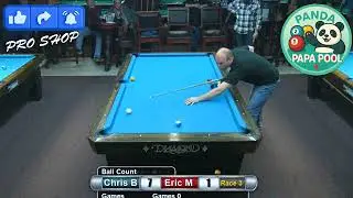 Chris Bruner vs Eric Moore - One Pocket's High-Wire Act - Race 3 - The Unforgiving Race