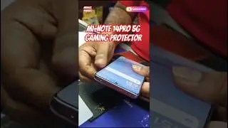 Redmi Note 14pro 5g👻🎮👨&zwj;🔬mobile gaming matte screen protector ￼ gaming glass for curved mobile #trend