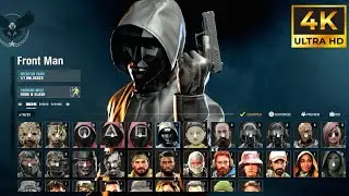 All FRONT MAN Voice Lines, Animations & Executions | COD BLACK OPS 6 Squid Game Event